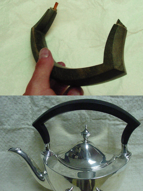 Ebony Handle: Before and After